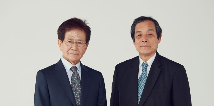 取締役会長 大森喜太郎、代表取締役社長 小谷洋三写真